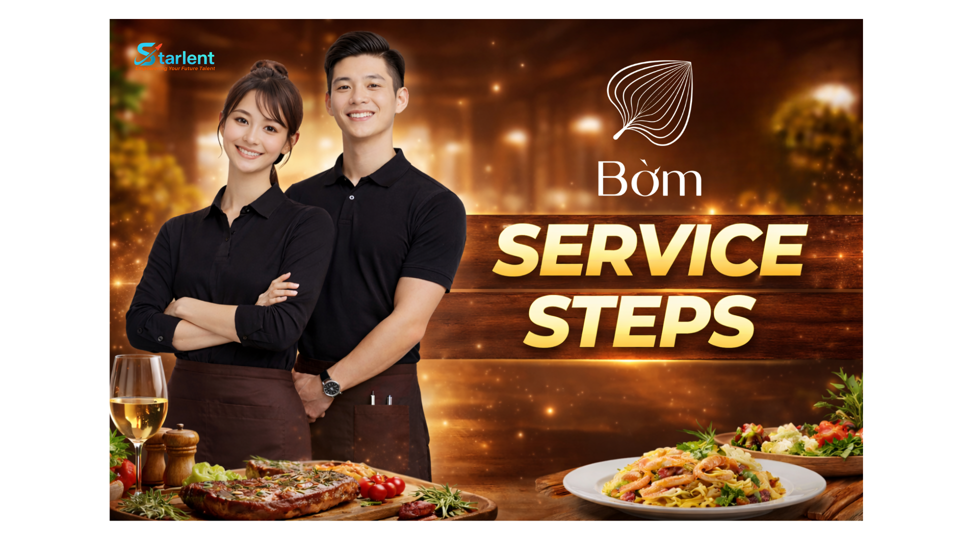 SERVICE STEPS_CHUỖI NHÀ HÀNG BỜM BOM01